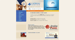 Desktop Screenshot of caprioliservice.it